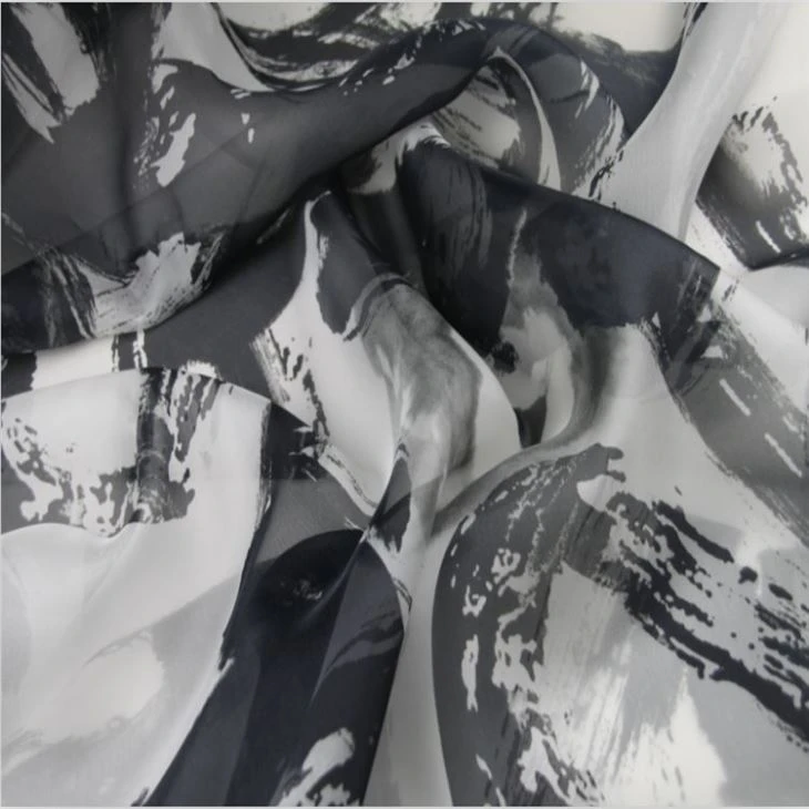 Drapp tal-Organza tal-ħarir stampat